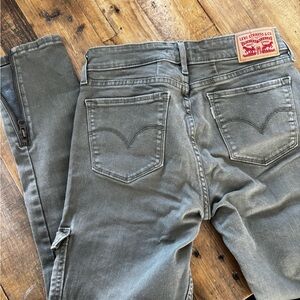 Levi's Olive Denim Pants